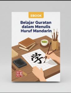E Book Belajar Guratan dalam menulis huruf Mandarin